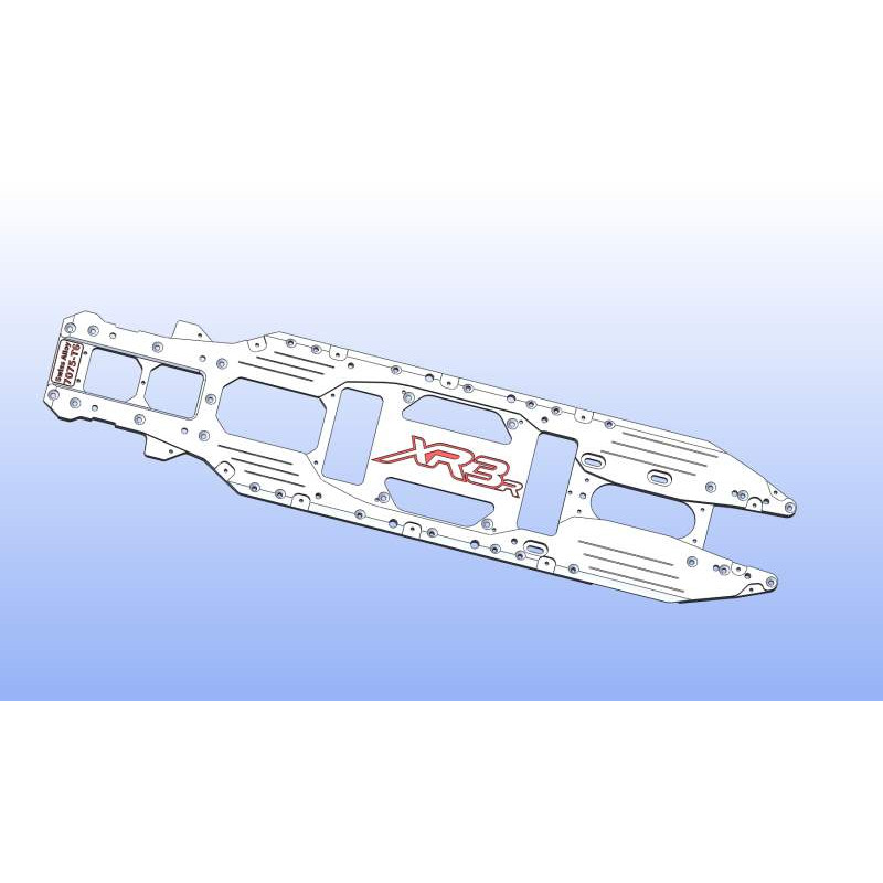 CHASSIS PLATE GENIUS XR3R - 1pc
